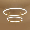 Adjustable 1/2/3-Light Pendant Chandelier With Acrylic Shade For Living Room Ceiling