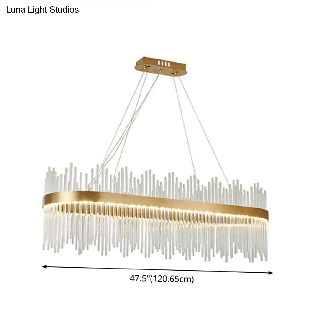 Adjustable Modern Crystal Drum Chandelier Pendant Light For Living Room Ceiling