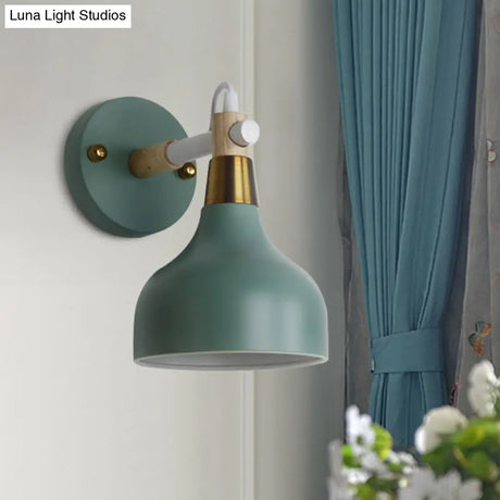 Adjustable Metal Onion Wall Light - Nordic Sconce Lighting For Bathroom In Candy Color