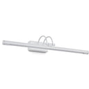 Adjustable Tubular Led Wall Sconce Vanity Light With Minimalistic Design And Plastic Shade White /