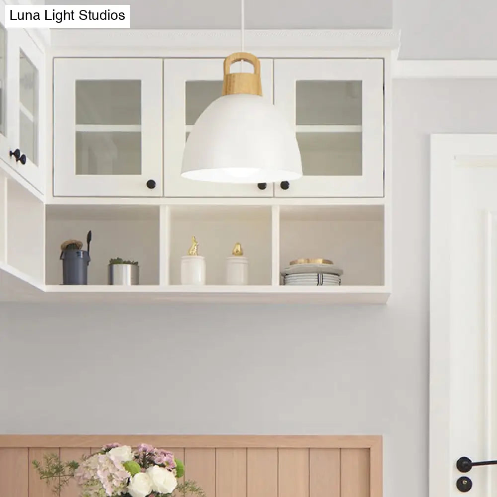 Aluminum Kitchen Corridor Pendant Light With Macaron Design - Enhanced Illumination 1 Bulb