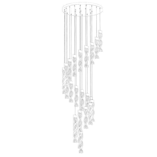 Alura - Lustre spirale design