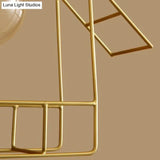 American All-Copper Balcony Ceiling Lamp