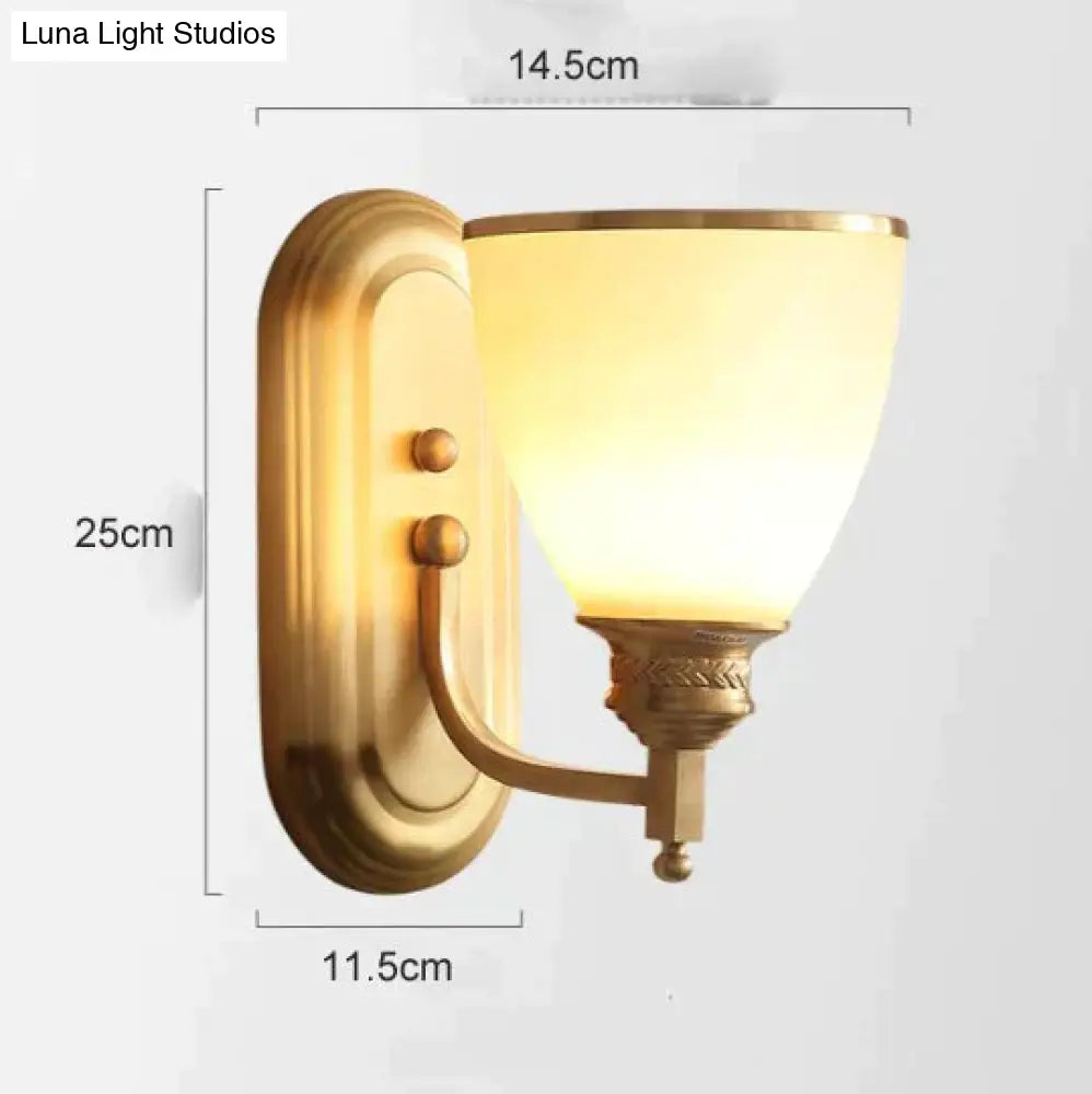 American Bedroom Bedside Copper Wall Lamp Copper / Without light source Copper Wall Lamps