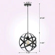 American Chandelier Industry Wind Led Lamps A- Black 30Cm / No Light Source Pendant