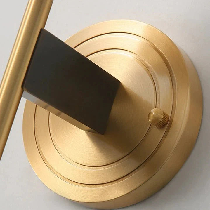 Lampes de chambre à coucher de luxe minimalistes modernes américaines toutes les appliques en cuivre