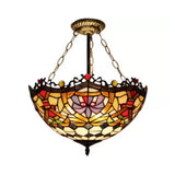 Antique Brass Victorian Style Led Ceiling Light - Elegant Semi Flush Inverted Bowl For Bedroom