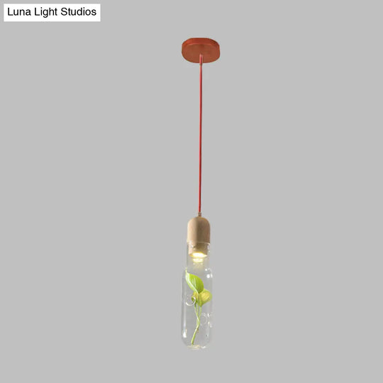 Antique Beige Glass Hanging Lamp Pendant With Led Bulb For Restaurants