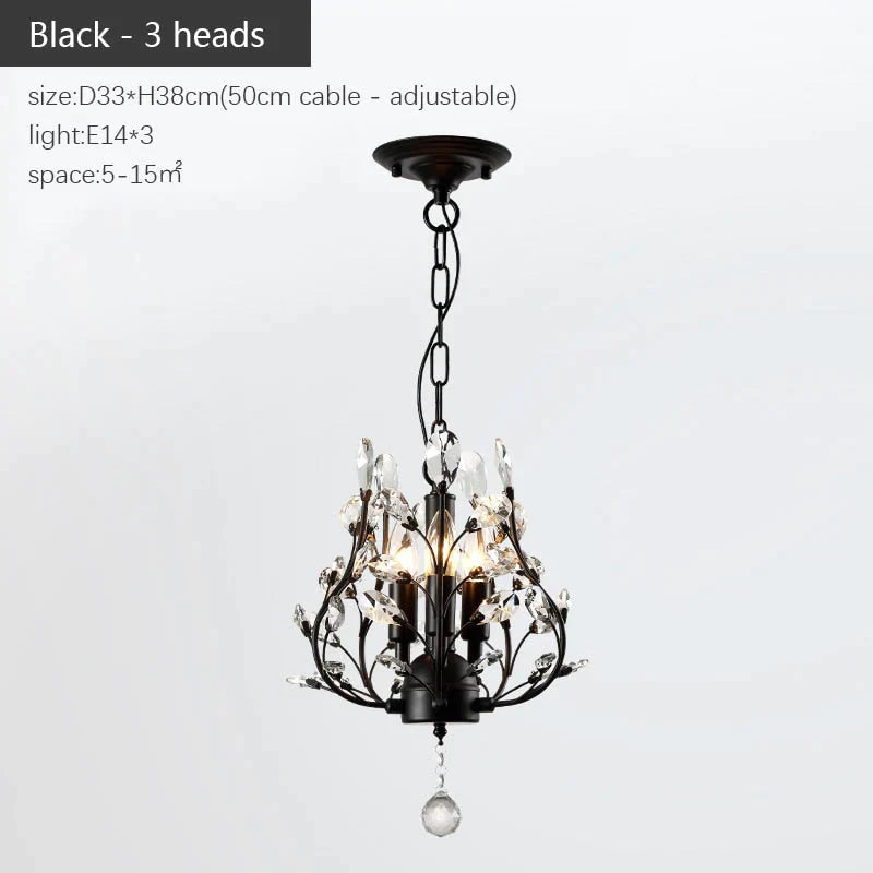 Arlyn - Lustre en cristal Nordic Vintage Candle Tree of Life