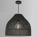 Asian Style Rattan Pendant Light With Hanging Wire - Bell Shape Lighting Fixture (39) Bedroom Décor