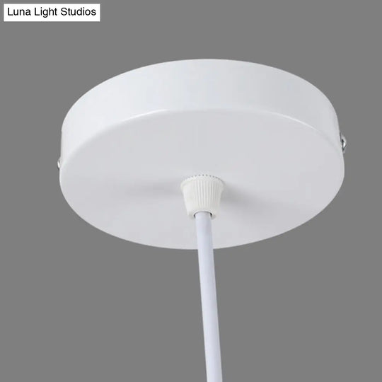 Asian Style Simplicity Pendant Lamp - Double Shade With Bamboo & Imitation Sheepskin Accent