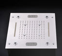 Bathroom Accessories 16inch 40cm Music Shower Head Panel Set SPA Massage Thermostatic Valve Mixer Kit Tap Faucet Single