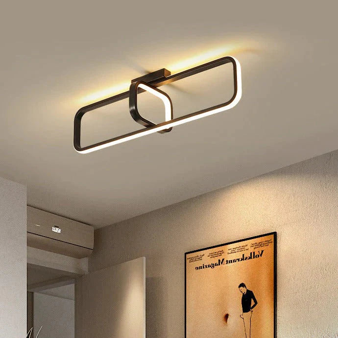 Lampe de chambre à coucher moderne simple créatif chaud maison étude salon lampe LED plafonnier