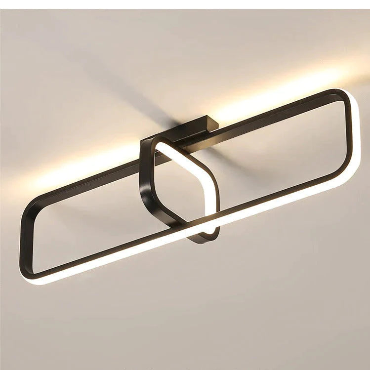 Lampe de chambre à coucher moderne simple créatif chaud maison étude salon lampe LED plafonnier