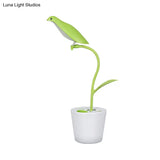 Bird Shaped Desk Light - Eye-Caring 1 Head Macaron Loft Reading For Kids Bedroom