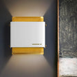 Black/White Led Colonial Flush Mount Sconce For Living Room White