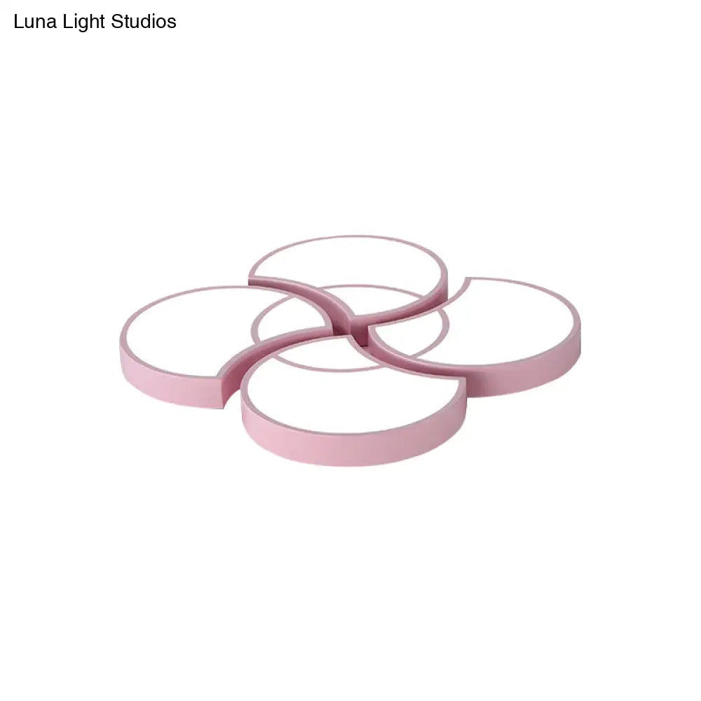 Blossom Girls Bedroom Ceiling Lamp - 4 - Head Led Acrylic Mount Light