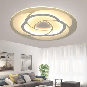 Blossom Ultra Thin Acrylic Flushmount Modernism White Led Ceiling Light 16.5’/20.5’ Warm/White