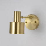 Brass Antique Wall Lamp Fixture With Frosted White Glass Tulip Shade - 1-Light Mount Light / B