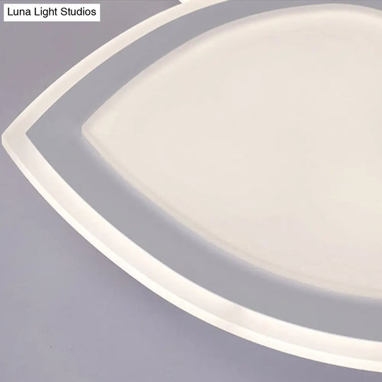 Cartoon Loving Heart Led Flush Ceiling Light For Hotel Living Room