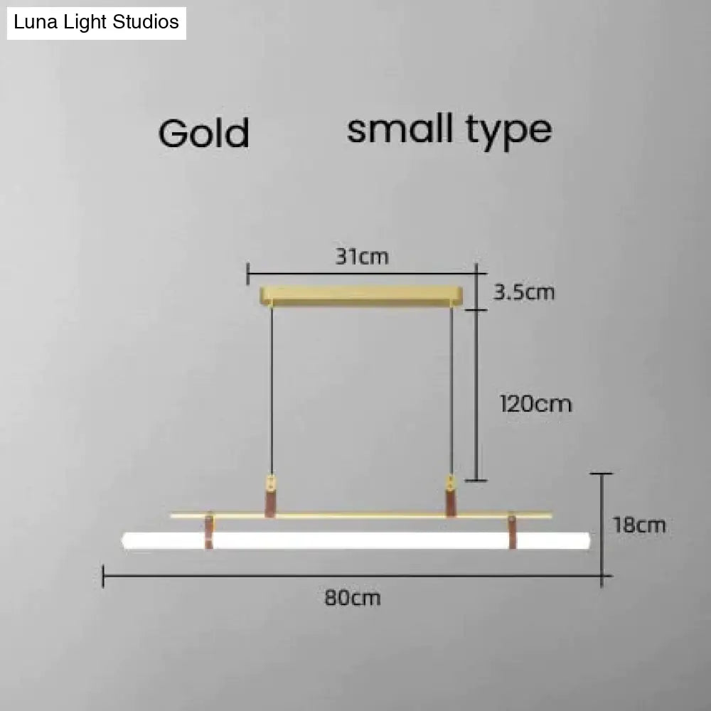 Casia V - Modern Linear LED Bar Pendant Lamp For Dinning Room Kitchen Office Space pendant Light