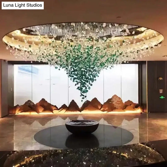 Cavaria Stone Crystal LED Chandelier – Grand Luxury Lighting