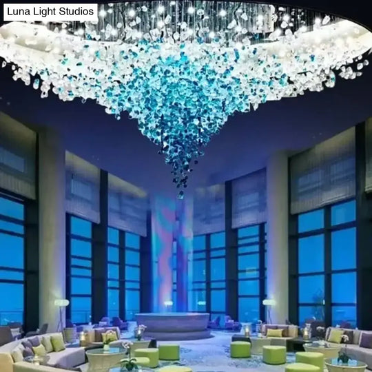 Cavaria Stone Crystal LED Chandelier – Grand Luxury Lighting