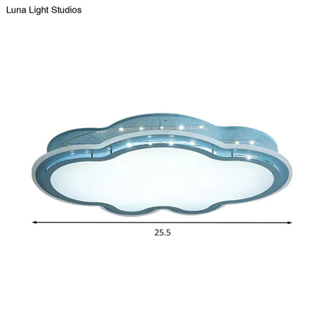 Cloud - Themed Led Flush Mount Ceiling Light For Kindergarten