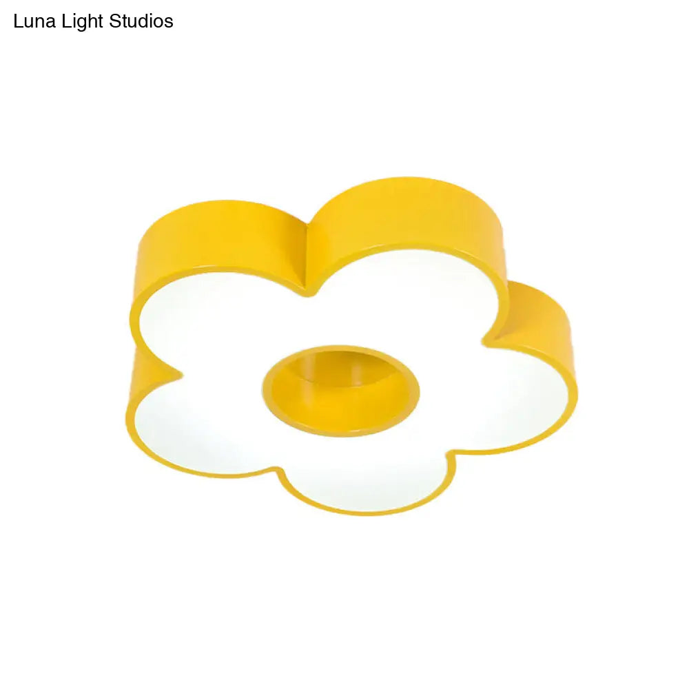Colorful Acrylic Flower Led Ceiling Light For Kindergarten
