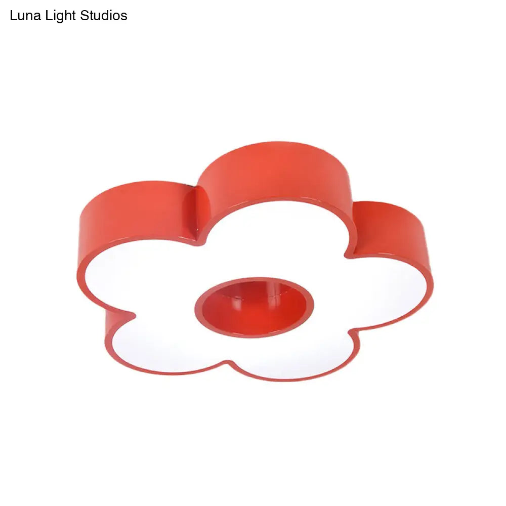 Colorful Acrylic Flower Led Ceiling Light For Kindergarten