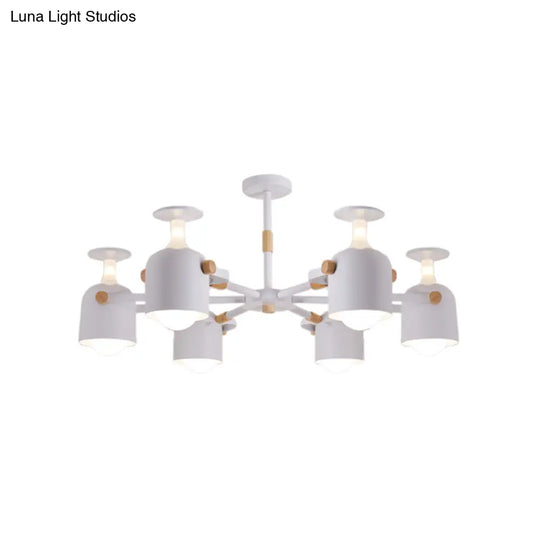 Colorful Goblet Chandelier Light For Kids Bedroom Or Kindergarten Decor