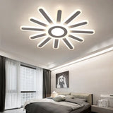 Contemporary Acrylic Led Ceiling Lamp In White For Study Room Hallway / 23.5’ Warm