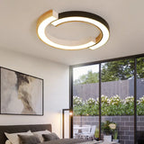 Contemporary Bedroom Ceiling Lamp - 2 - Arch Bridge Design Acrylic Led Light 15’/19’ Width