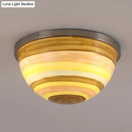 Contemporary Bedroom Flush Mount Ceiling Light