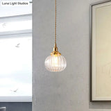 Contemporary Gold Hanging Pendant Light Fixture For Round Dining Rooms