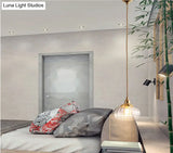 Contemporary Gold Hanging Pendant Light Fixture For Round Dining Rooms