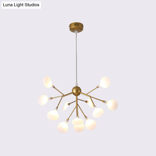Contemporary Led Acrylic Chandelier Pendant Light For Living Room