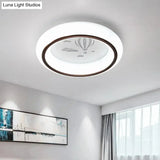 Contemporary Led Ceiling Lamp In White With Moon Deer And Hot Air Balloon Flush Light