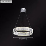 Contemporary Led Crystal Chandelier Pendant Light For Living Room