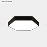 Contemporary Metal Honeycomb Led Flushmount Ceiling Light For Dining Room