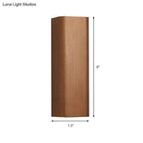 Contemporary Metallic Led Wall Sconce In Bronze/Gold/Coffee For Living Room - Mountable Up & Down
