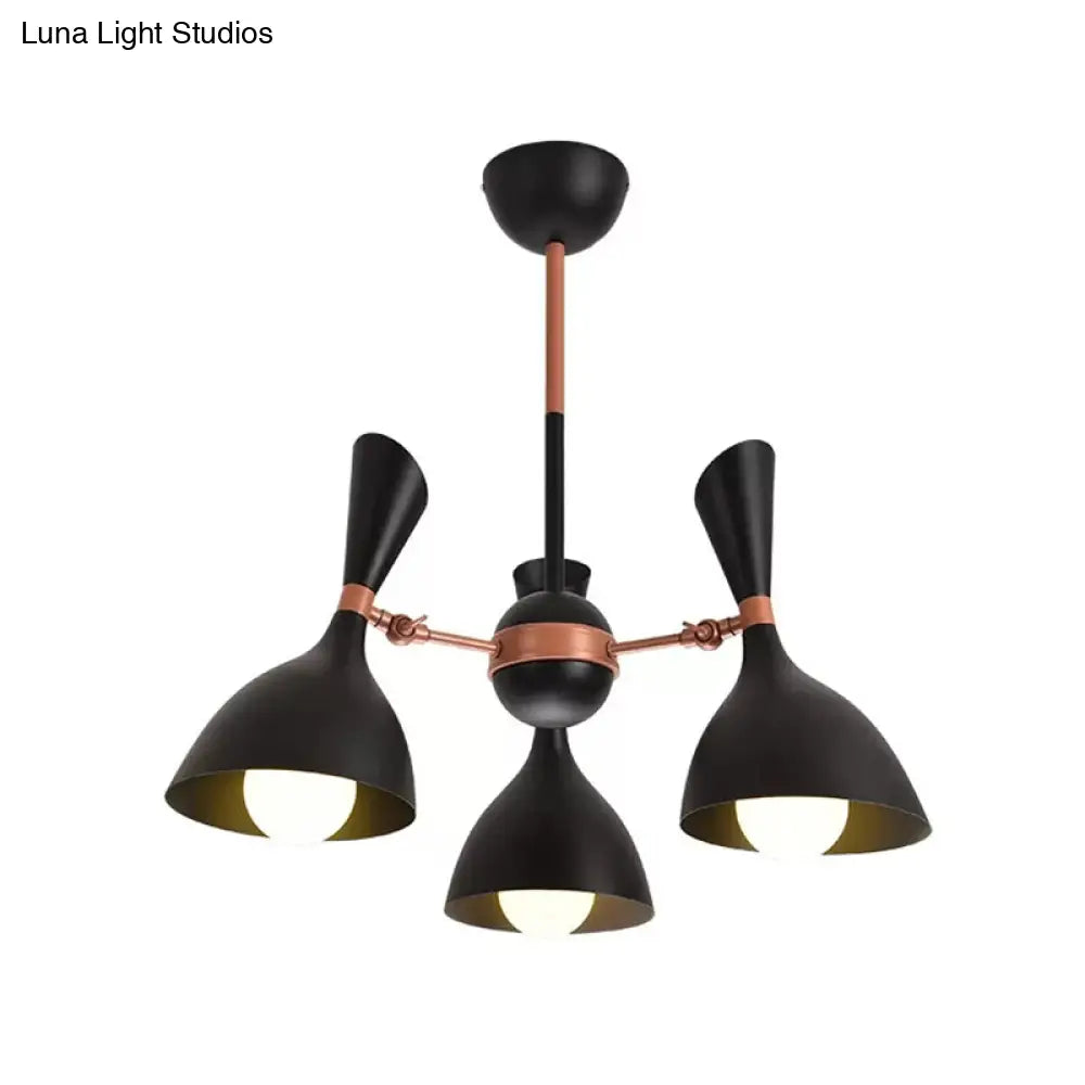 Contemporary Monochrome Kindergarten Pendant Chandelier For Living Room