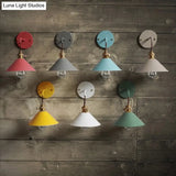 Copper Wall Lamp Nordic Macaron Color Children’s Room Bedside Creative Personality Lamps