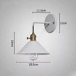 Copper Wall Lamp Nordic Macaron Color Children’s Room Bedside Creative Personality White / 5 Wled