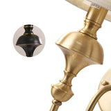 Copper Wall Lamp Simple European Living Room Background Bedroom Bedside Nordic Creative Aisle Lamps