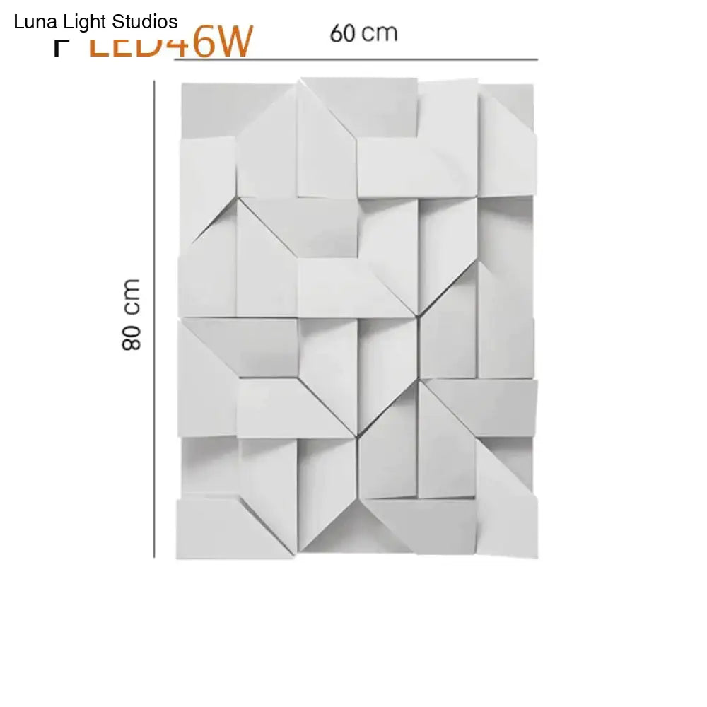 Creativ Indoor Outdoor Wall Lamp Geometric Art Lights Bedroom Living Room Staircase Background