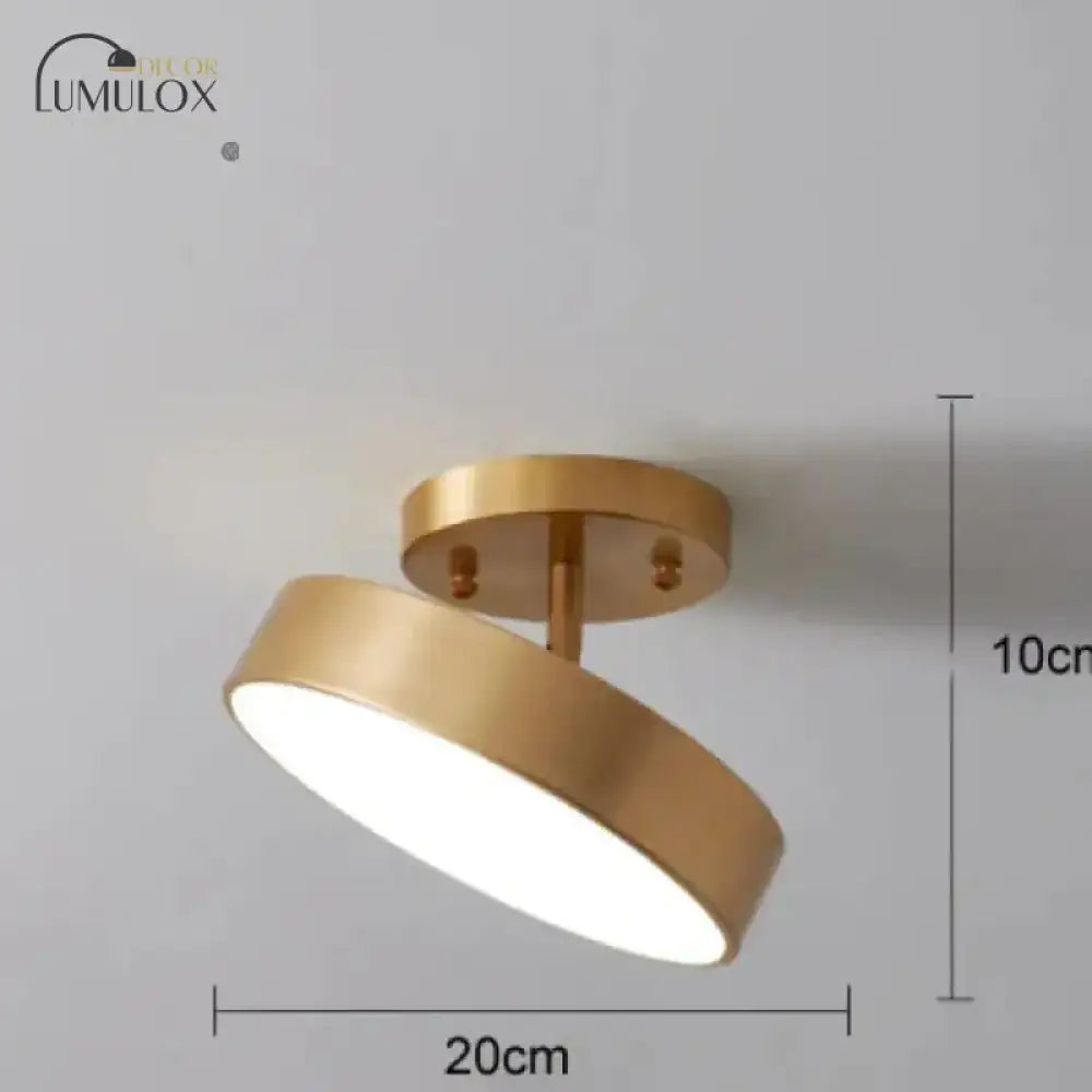 Creative Aisle Light Corridor Stairs Full Copper Lamp Large Ceiling