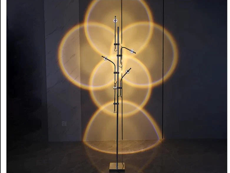 Creative Background Wall Sunset Atmosphere Lamp Floor Lamp Floor Lamps