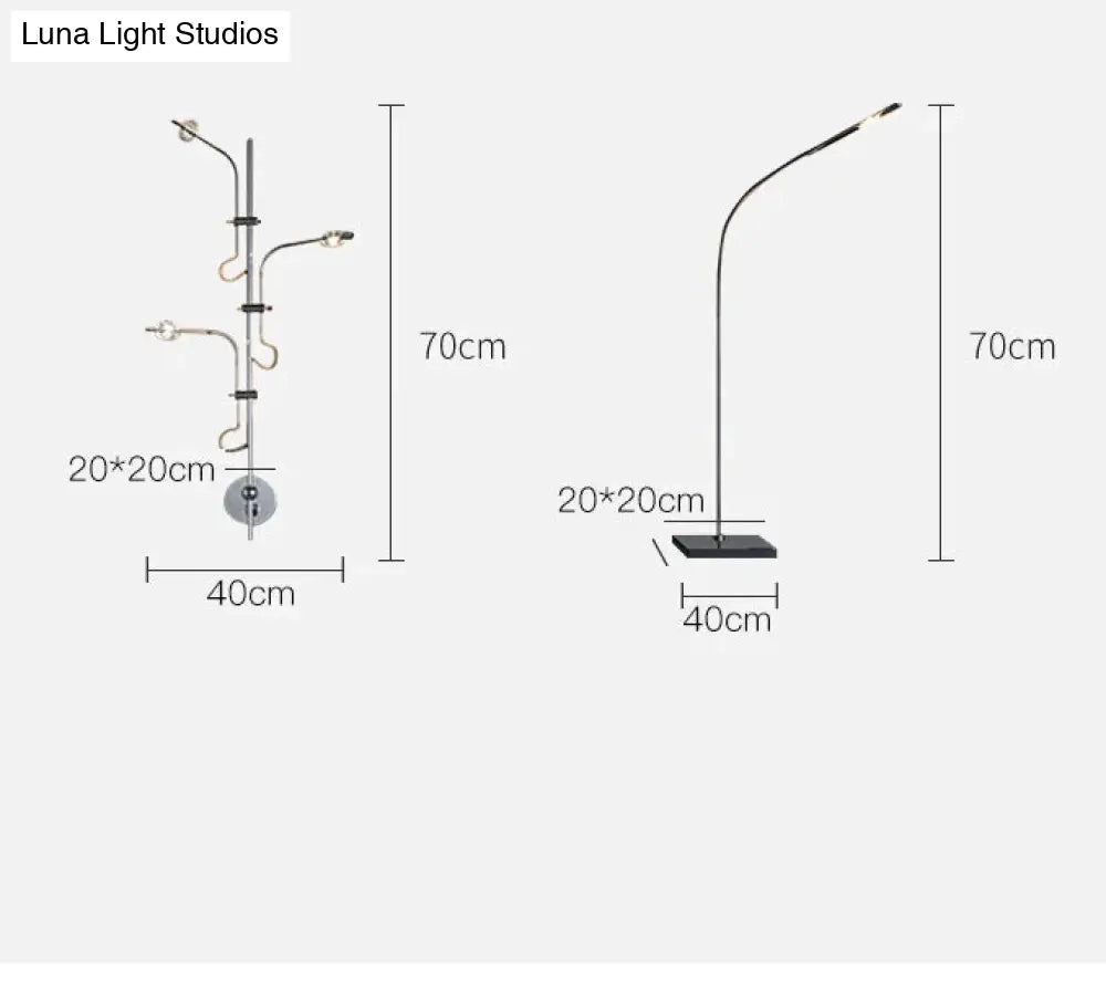 Creative Background Wall Sunset Atmosphere Lamp Floor Lamp Floor Lamps