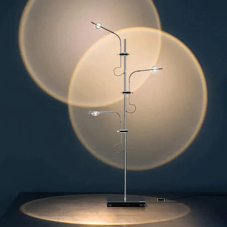 Creative Background Wall Sunset Atmosphere Lamp Floor Lamp Warm light / 3 heads floor lamp Floor Lamps